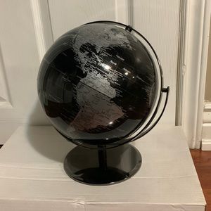 Black Globe Of world
